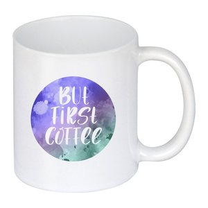 plottiX Keramiktasse für Tassenpresse weiß, 1 St.