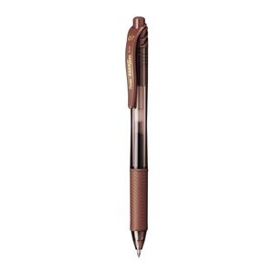 Pentel ENERGEL BL107 Gelschreiber braun/transparent 0,35 mm, Schreibfarbe: braun, 1 St.