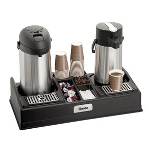 Bartscher Kaffeestation 2190 schwarz 66,0 x 34,0 cm, 1 St.