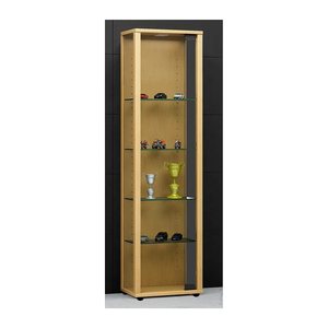 VCM my home Edana Mini Vitrine buche 4 Fachböden