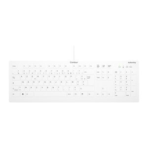 Contour ACTIVE KEY Flat Profile Hygiene Desktop Keyboard Sea