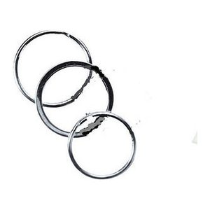 WEDO Schlüsselring silber, 100 St.