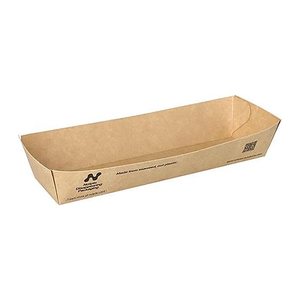 conpax Pappschalen NOTPLA braun 20,5 x 7,0 cm, 80 St.