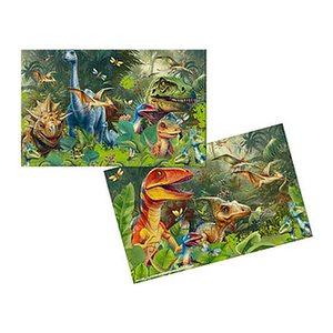 HERMA Schreibtischunterlagen Dino World Karton 55,0 x 35,0 cm, 3 St.