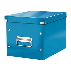LEITZ Click & Store Aufbewahrungsbox 10,0 l blau 26,0 x 26,0 x 24,0 cm, 1 St.