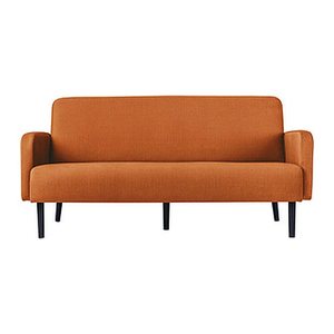 meet powered by PAPERFLOW 3-Sitzer Sofa LISBOA braun schwarz Stoff 176,0 x 81,5 x 83,0 cm, 1 St.