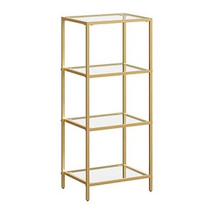 VASAGLE Bücherregal gold 40,0 x 30,0 x 95,0 cm, 1 St.