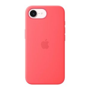 Apple Silikon Case mit MagSafe Handyhülle für Apple iPhone 17e guavepink