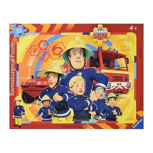 Ravensburger Feuerwehrmann Sam Der Feuerwehrmann Puzzle, 33 Teile