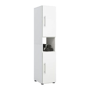 VCM my bath Badschrank Flandu 913686 weiß 31,0 x 30,0 x 160,0 cm
