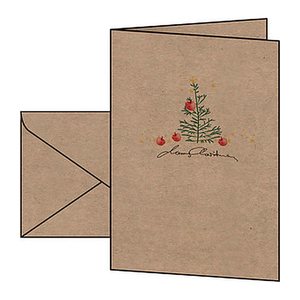 SIGEL Weihnachtskarten Christmas with Apples DS075 DIN A6, 10 St.