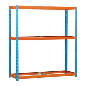 Simonrack Schwerlast-Weitspannregal SIMONFORTE 2406-3 450100045202460 orange, blau 240,0 x 60,0 x 200,0 cm