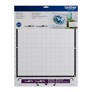 brother CAMATSTD12 Schneidematte für Schneideplotter normal klebend 305 x 305 mm (12 x 12 Zoll) für 0,3 - 1,5 mm dickes Material, 1 St.