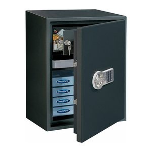 ROTTNER Möbeltresor PowerSafe 600 IT EL Sicherheitsstufe S2 nach EN14450 anthrazit 44,5 x 40,0 x 60,0 cm