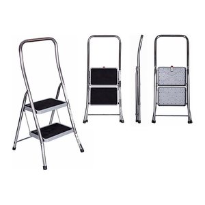 KRAUSE Klapptritt MONTO Toppy XL silber 2 Stufen, H: 115,0 cm