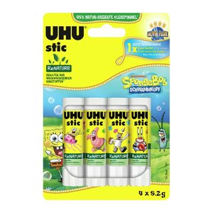 UHU stic ReNATURE SpongeBob Schwammkopf Klebestifte 8,2 g, 4 St.