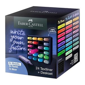 FABER-CASTELL TL 46  Textmarker farbsortiert, 24 St.