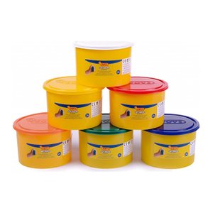 JOVI Knete Soft Dough mehrfarbig, 6 Farben je 460,0 g