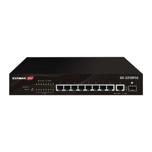 EDIMAX Switch Pro 10x GE GS-5210PLG (POE+)