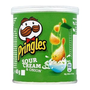 Pringles Sour Cream & Onion Chips 12x 40,0 g, 12 St.
