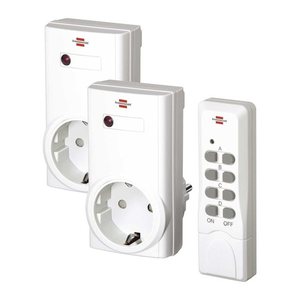 Brennenstuhl Funkschaltset 1000W 1x Sender 2x Empänger