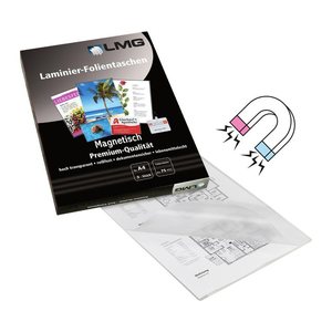 LMG Laminierfolien Magnetic Pouches glänzend für A4 75 micron, 3 St.