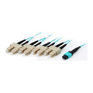 Equip Patchkabel MTP->SC 3.00m 8Faser M/M OM4 türkis Polybeutel