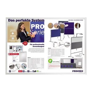 FRANKEN  Klapprahmen Security silber 87,2 x 122,0 cm, 1 St.