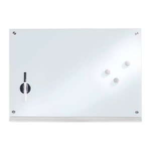 Zeller Glas-Magnettafel 60,0 x 40,0 cm weiß
