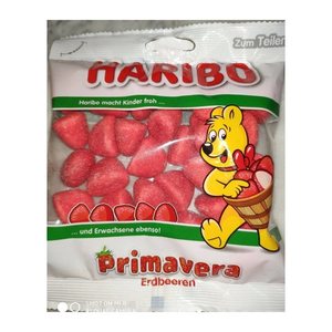 HARIBO Primavera Erdbeeren  100,0 g, 1 Pack