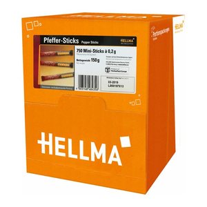 HELLMA  Pfeffersticks Gewürz, 750 St.