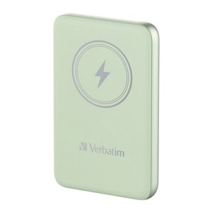 Verbatim Powerbank 10000mAh Magnetic Wireless Grün