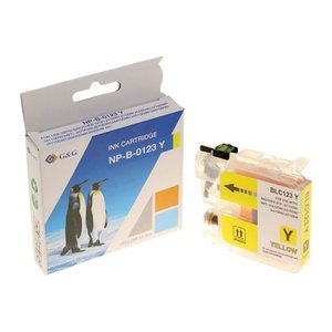 G&G Tintenpatrone kompatibel mit Brother LC-123Y Gelb