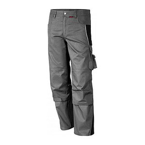 QUALITEX® Herren Arbeitshose „pro mg 245“ grau/schwarz Größe 44
