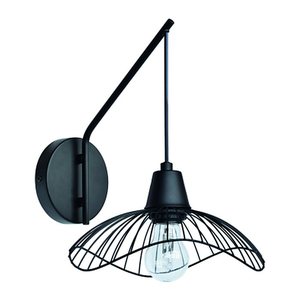 meet powered by PAPERFLOW Vagala Wandleuchte schwarz