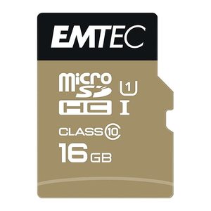 Emtec mSD 16GB UHS-I U1 EliteGold + Adapter
