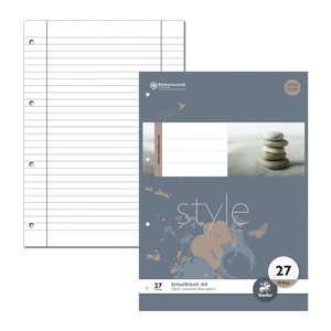 Staufen® Briefblöcke Style gelocht DIN A4 liniert Lineatur 27, 10 Blöcke