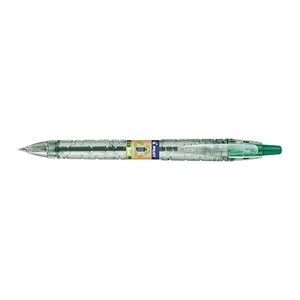 PILOT Kugelschreiber B2P „Bottle 2 Pen“ ECOBALL XB transparent/grün, Schreibfarbe: grün, 1 St.