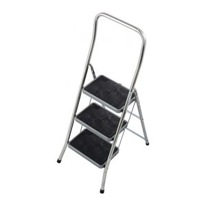 KRAUSE Klapptritt MONTO Toppy XL silber 3 Stufen, H: 140,0 cm