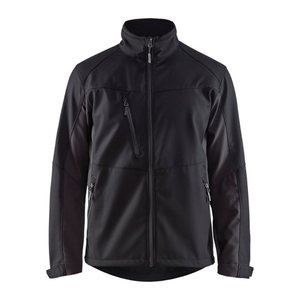 BLAKLÄDER® unisex Softshelljacke 4950 schwarz, dunkelgrau Größe 2XL