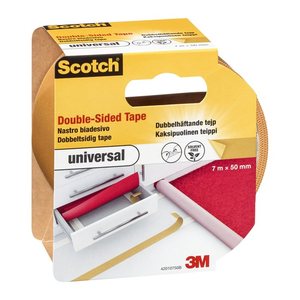 Scotch universal doppelseitiges Klebeband 50,0 mm x 7,0 m, 1 Rolle