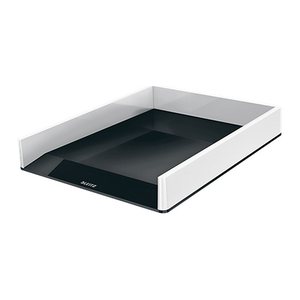 LEITZ Briefablage WOW Duo Colour schwarz/weiß DIN A4, 1 St.