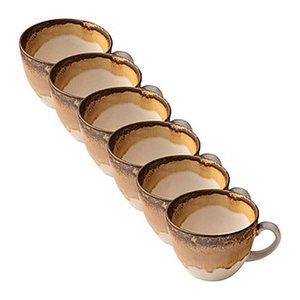 HEART & SOUL Kaffeetassen Perfect Match Cumin hellbraun 0,21 l, 6 St.
