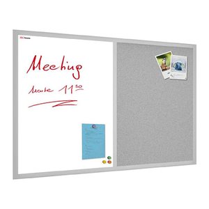 ALLboards Whiteboard-Pinnwand 60,0 x 40,0 cm Textil grau