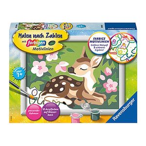 Ravensburger Malen-nach-Zahlen Kleines Reh mehrfarbig