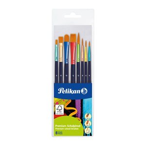 Pelikan Premium Pinsel-Set Größe 3, 4, 6, 8, 10, 12, 8-teilig
