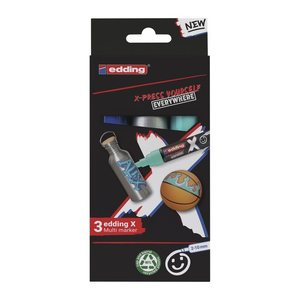 edding Multimarker farbsortiert 2,0 - 10,0 mm, 3 St.