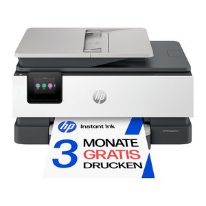 HP OfficeJet Pro 8132e All-in-One 4 in 1 Farb-Tintenstrahl-Multifunktionsdrucker grau, HP Instant Ink-fähig