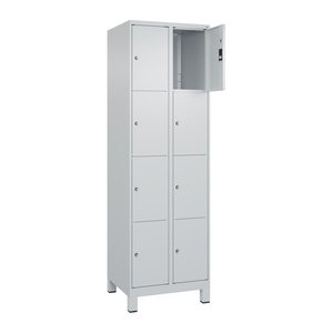 CP Schließfachschrank Classic Plus lichtgrau 080010-204 S10009, 8 Schließfächer 60,0 x 50,0 x 195,0 cm