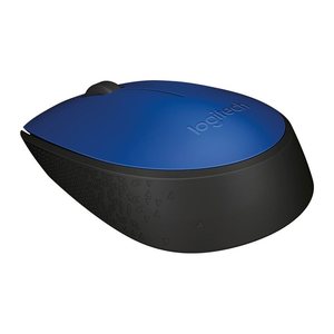 Logitech M171 Maus kabellos schwarz, blau